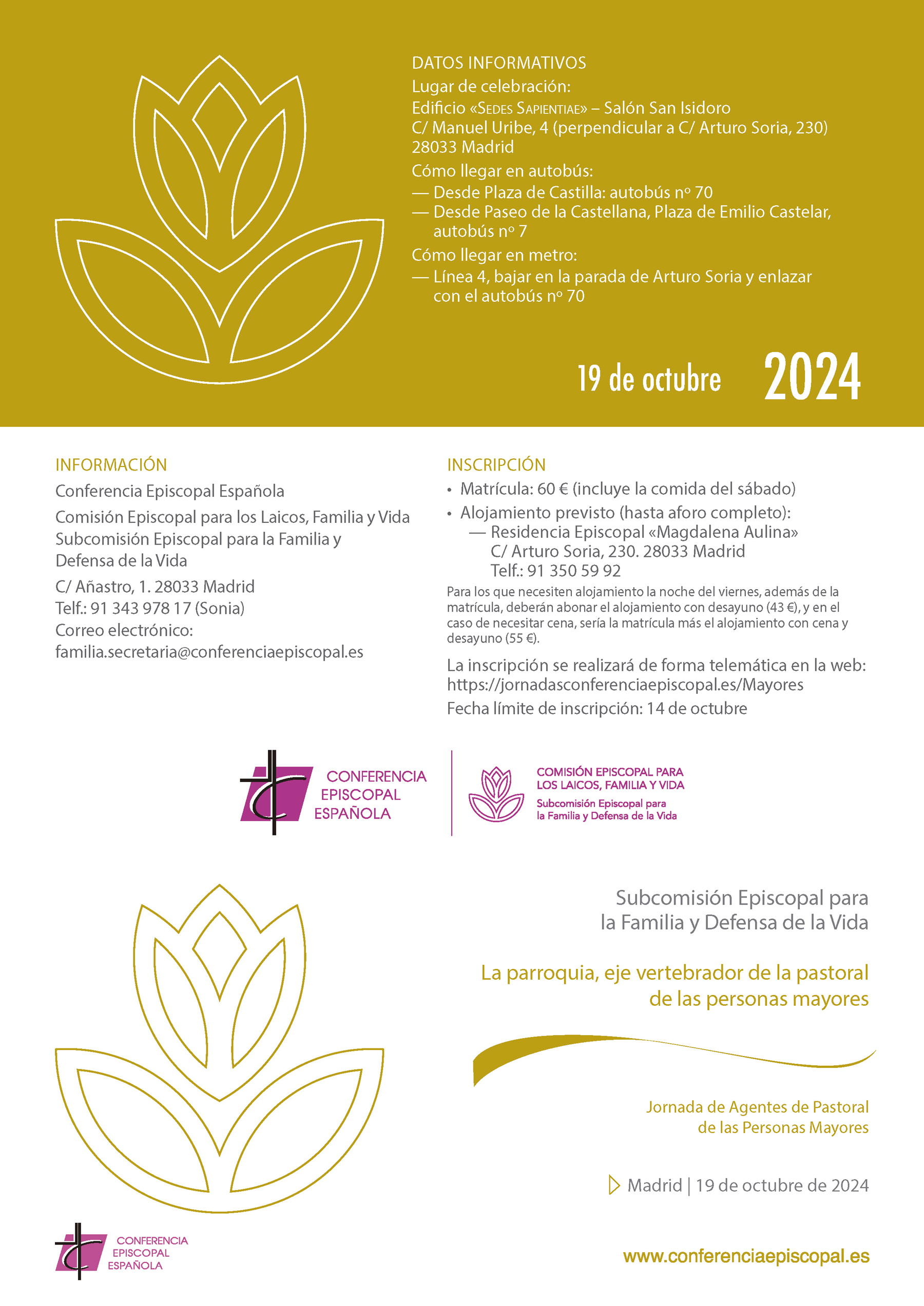 Jornada de Agentes de Pastoral de las Personas Mayores